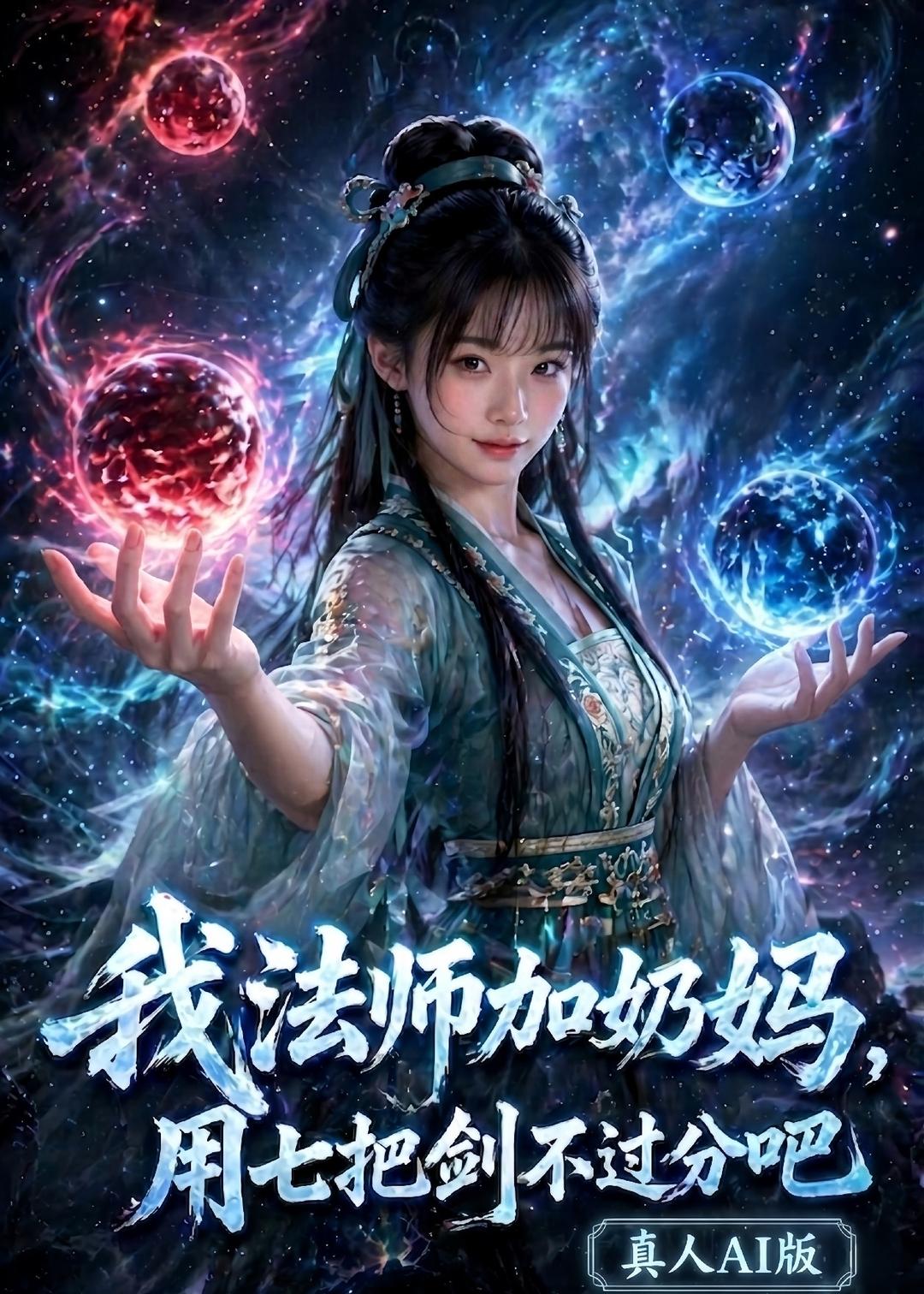 我法师加奶妈,用七把剑不过分吧真人AI版海报