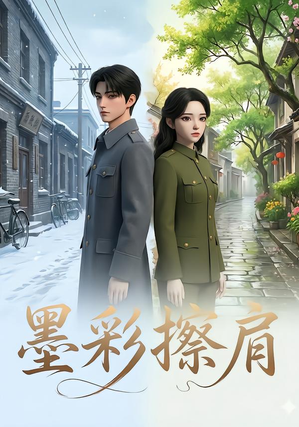 墨彩擦肩海报
