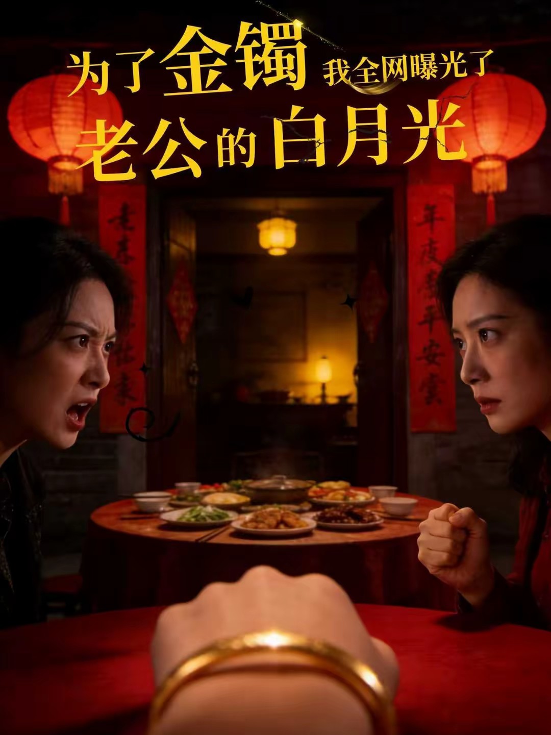 为了金镯，我全网曝光了老公的白月光海报