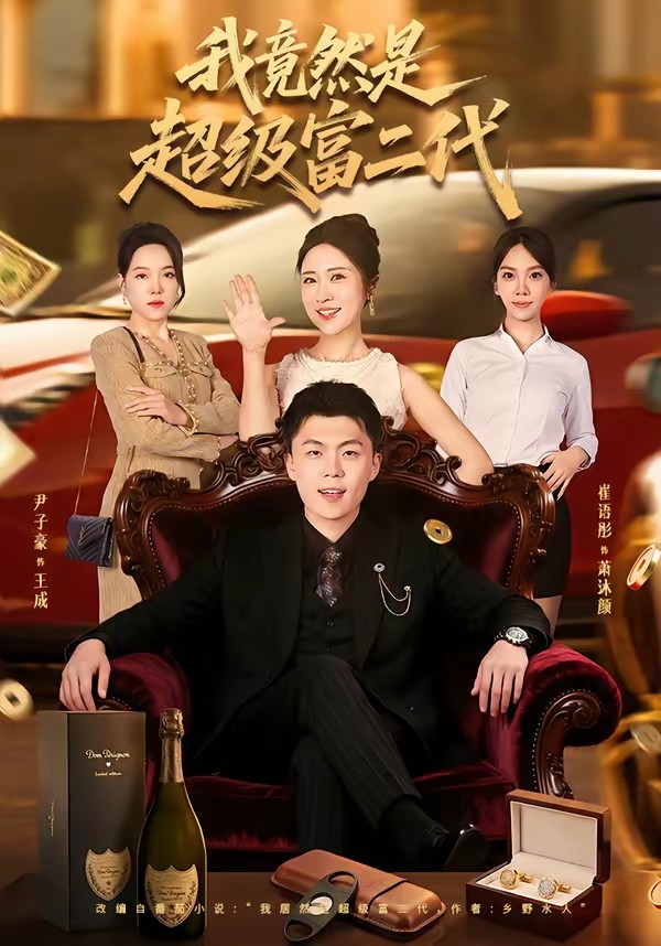 我竟然是超级富二代海报