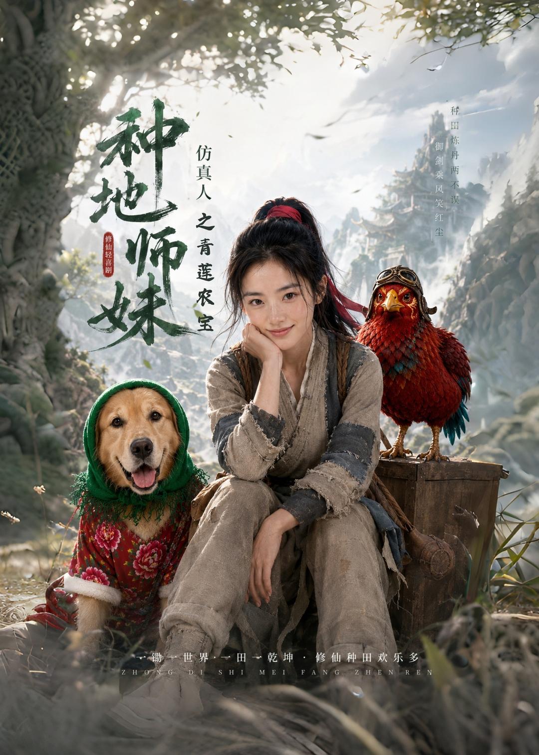 种地师妹仿真人之青莲农宝海报