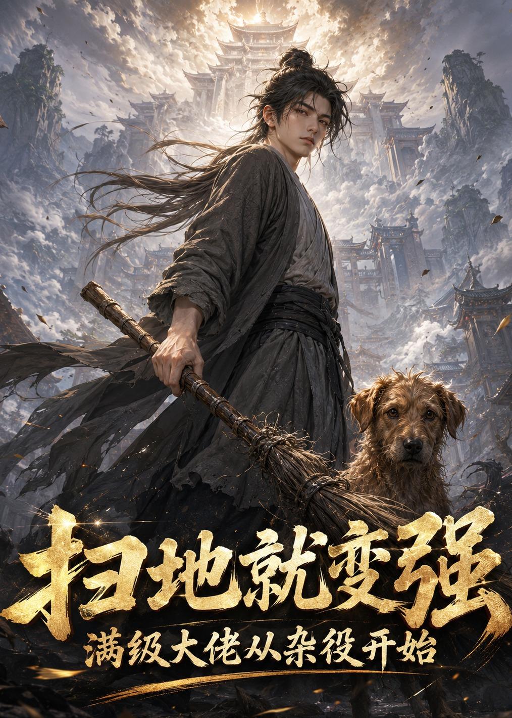 扫地就变强：满级大佬从杂役开始海报