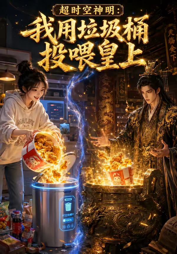 超时空神明我用垃圾桶投喂皇上海报