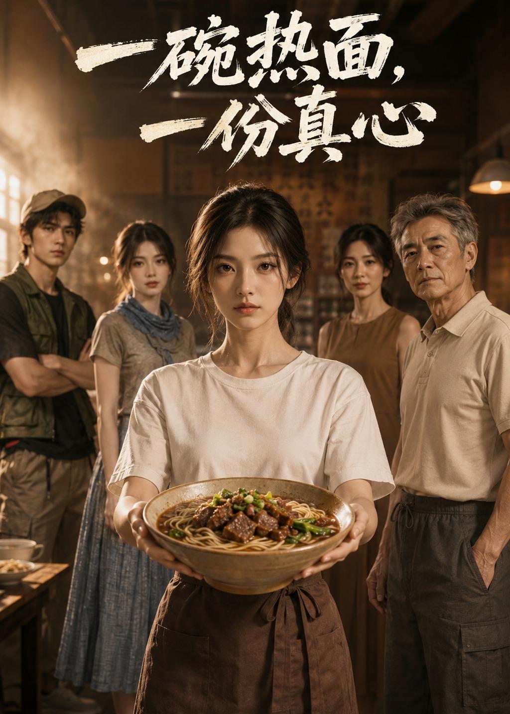 一碗热面，一份真心海报