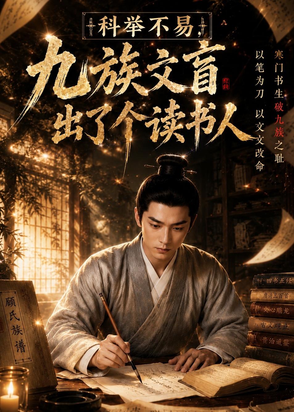 科举不易，九族文盲出了个读书人第一季海报