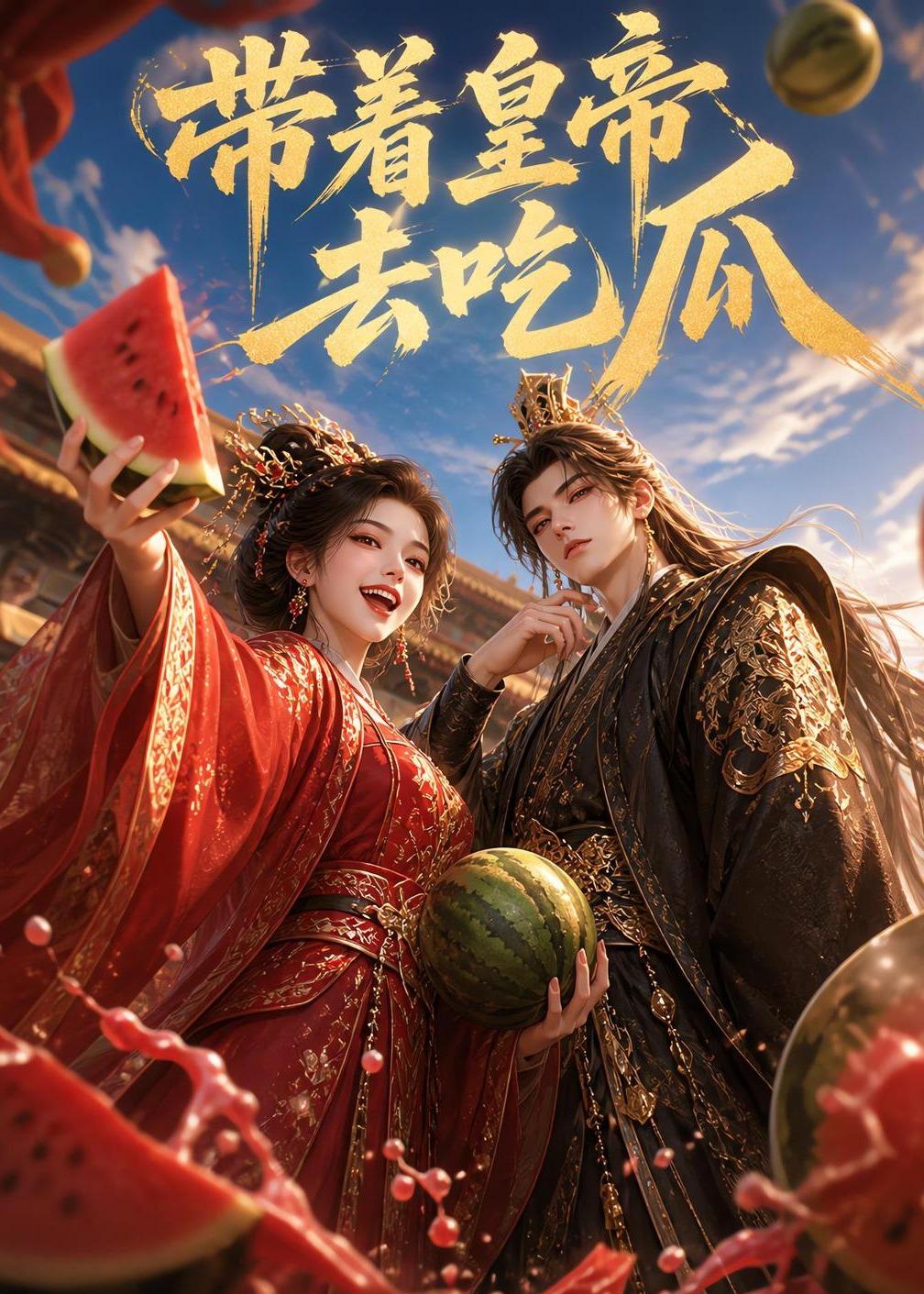 带着皇帝去吃瓜海报