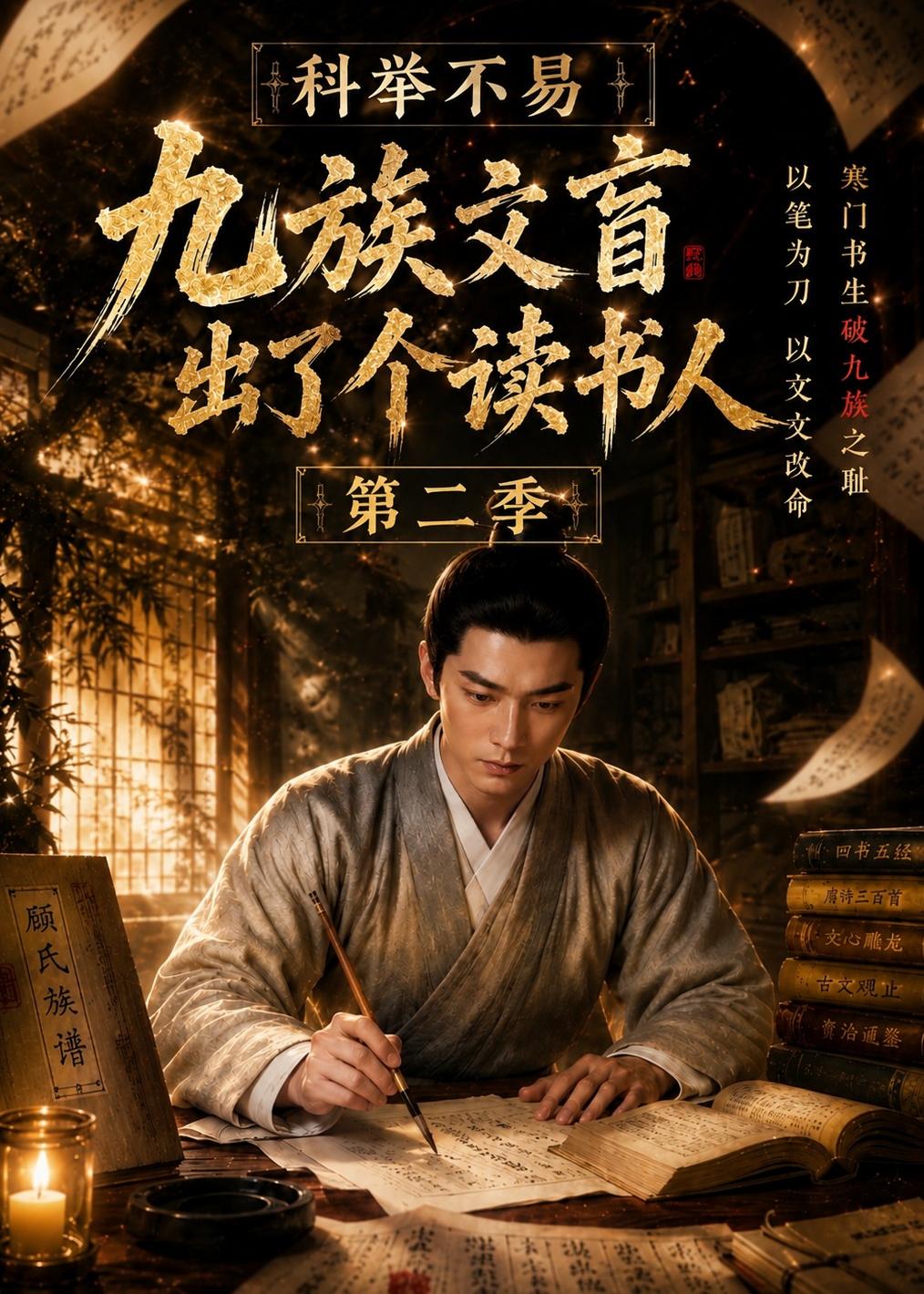 科举不易，九族文盲出了个读书人第二季海报